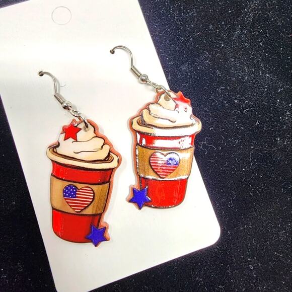 Unbranded Jewelry - Coffee Friends Earrings for Girlfriends Coffee Friends Gift Christmas Birthday
